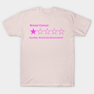 5 Star Review (Breast Cancer) T-Shirt
